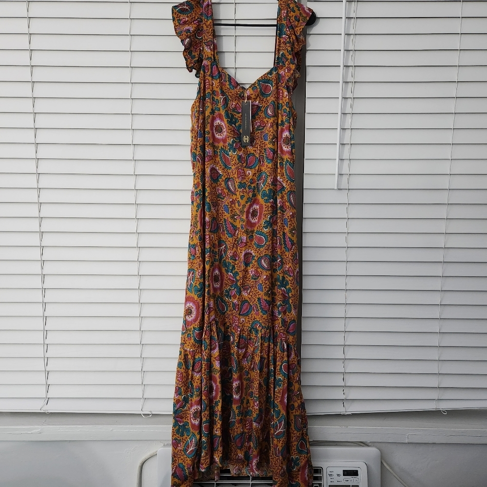 HOUSE of Harlow 1960 Midi Floral Dress XL